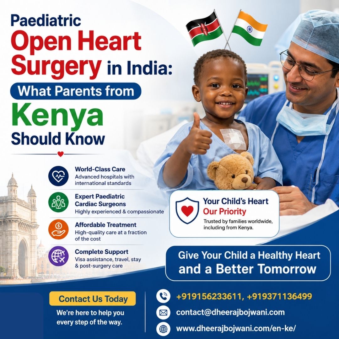 Paediatric heart surgery in India for Kenyan children